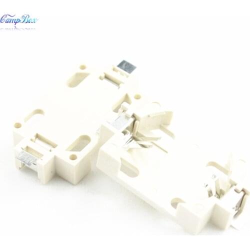 10Pcs White SMD CR2032 Coin Button Cell Lithium Battery Case Holder Socket Junction Box