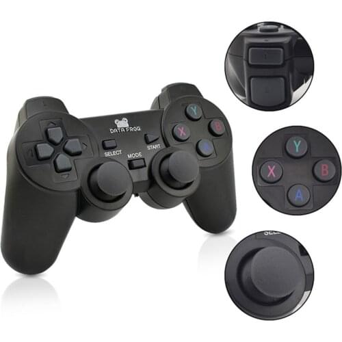 2021 New 2pcs Wireless Gamepad Computer Game Controller PC Joystick 2.4Ghz With Double Vibration For Windows 7/8 / XP