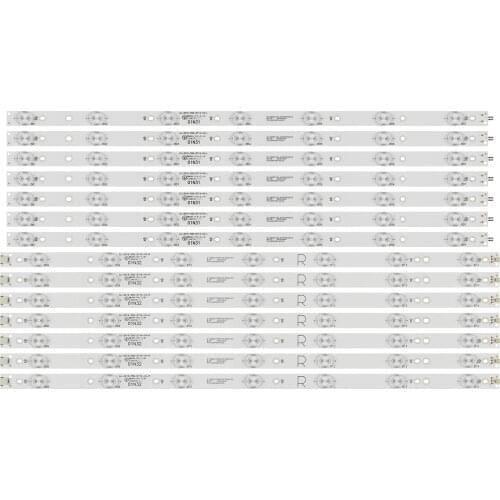 4set LED backlight strip for Philips 55"TV 55PFF5701/T3 LB55072 55PUS6501/12 TPT550U2 EQLSHA.G GJ-2K16-550-D714-V4-L TPT550J1