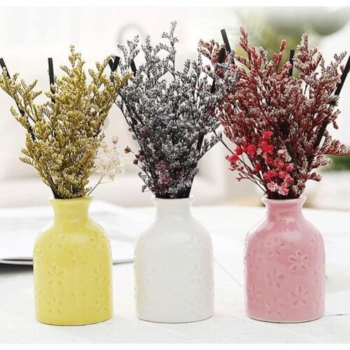 Rose Lavender Flower Fragrance Diffuser Essential Oil Aromatherapy Air Freshener Rattan Oil Diffuser Refill Sticks Party Home
