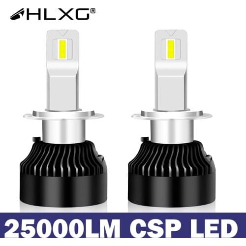 HLXG 25000LM car h4 LED canbus headlight bulb CSP 3570 9005 9006 HB3 HB4 H1 H8 H9 H11 lamp 12V h7 hir2 9012 motorcycle led light