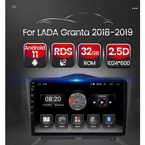 Android systems Car multimedia Player Navigation GPS radio for LADA ВАЗ Granta Cross 2018 2019 bluetooth wifi USB