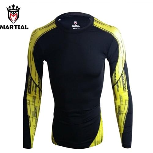 Martial brands mma rashguards fight grappling Mma rashguards compression Bjj jersey crossfit combat MMA rash shirts