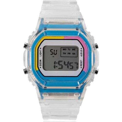 New Womens Digital Watch Square LED Watch Luminous Clock Fashion Casual Sports Electronic Watches Women Gifts Relogio Feminino