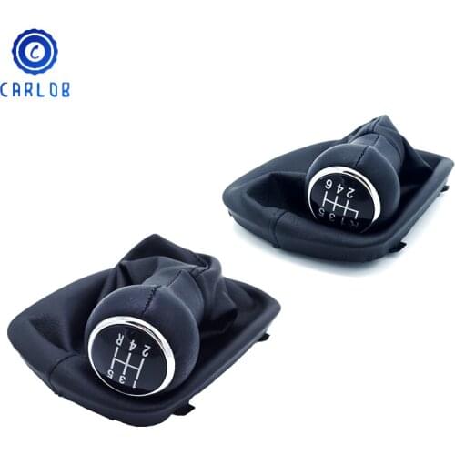 CARLOB Car Styling Gear Shift Knob Lever Stick Gaiter Boot Cover Case 5 / 6 Speed For Audi A6 C5 1996 1997 1998 1999 2000 2001