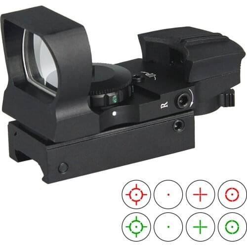 Hot PPT 1X33 Rifle Scope Hunting Optics 1 MOA Red Dot Sight Reflex 4 Tactical red dot scope Red and Green Dot2-0062
