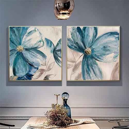 Hot Sale Flower Oil Painting On Canvas Handmade Living Room Home Decor Wall Art Paintings Flower Pictures Hand Painted Unframed