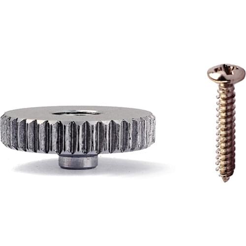 Silvel Strap Button w/ Mounting Screw for Guitar Mandolin