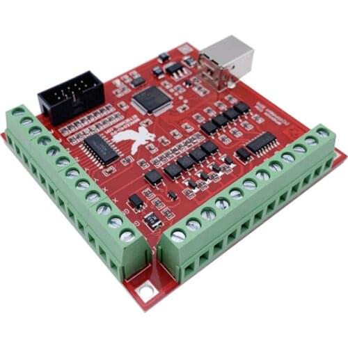 Breakout board CNC USB MACH3 100Khz 4 axis interface driver motion controller driver board
