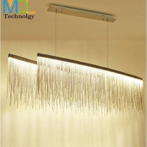 Hot Living Room Chandelier Modern LED Restaurant Chandeliers Villa Clubhouse Lighting Creative Designer Model Room Chain Light
