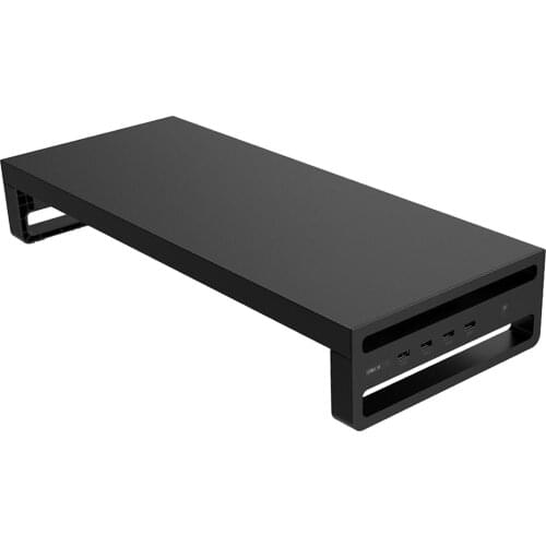 Metal Computer Monitor Stand Computer Riser Support Office Organizers Sturdy