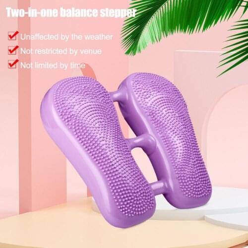 Fitness Yoga Mini Stepper Weight Loss Machine Multifunctional Pedal Exerciser Waist Leg Workout Foot Massage Balance Training