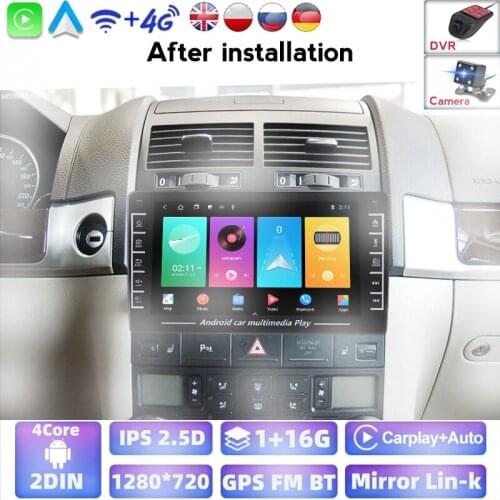 IPS WIFI 8'' Android 8.1 Car Radio Multimedia GPS For VW/Volkswagen/Touareg/Transporter T5 Multivan Naviagtion Player Audio SWC