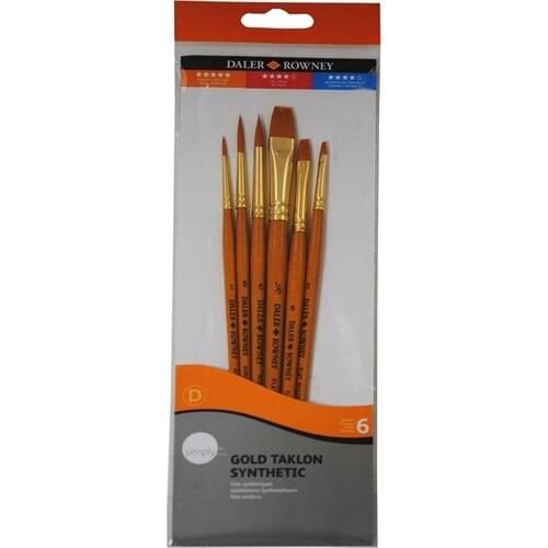 Daler Rowney Brush Set 7Li 216920700 Art paint brush painting canvas acrylic team number