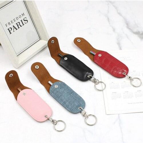 Open Tope Polymer Pepper Spray Mace OC Pouch , Duty Gear Mace Spray Holder Pouch For MK3 Canister Leather Case (Random Color)