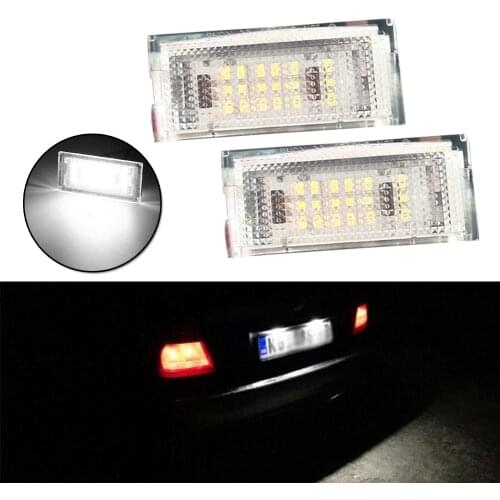 For BMW E46 M3 Facelift 2004-2006 License Plate Light 6500K Car 12V Popular Decor Accessories 2pcs