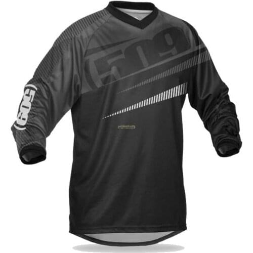 Motorcycle Air Intake Race Long Sleeve Youth Shirt 360 Dirt Bike Moto Dh Mx Atv Motocross Jerseys Ropa Ciclismo Bicicleta Black