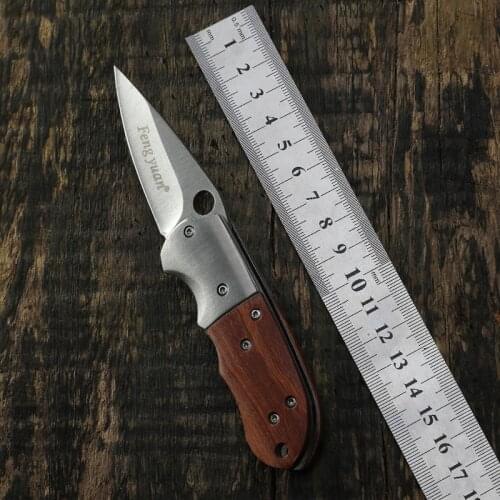 F112 Steel Head Folding Knife 5Cr17 Camping Survival Pocket Knife Outdoor Hiking Hunting Fishing EDC Tool Fruit Knives