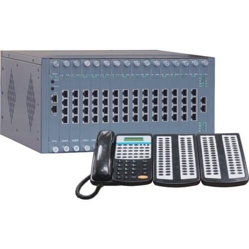 Excelltel Group Telephone PABX for hotel 224 extensions TP240-8224 with LAN port and PC management software