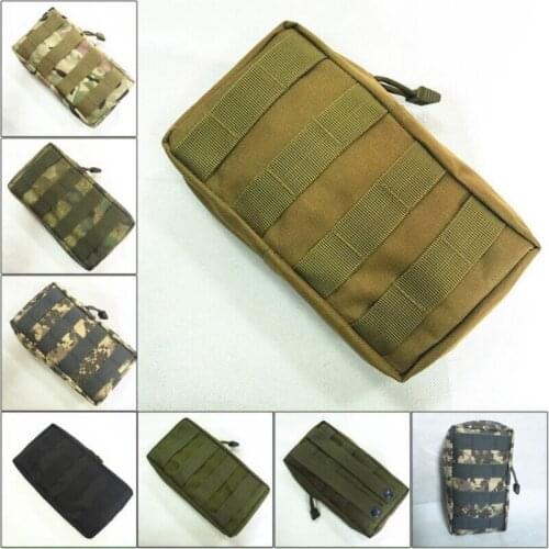 Outdoor Men Tactical Molle Pouch Nylon Belt Waist Pack Bag Combat Military Vest EDC Gadget Hunting Pouch Camping Bags