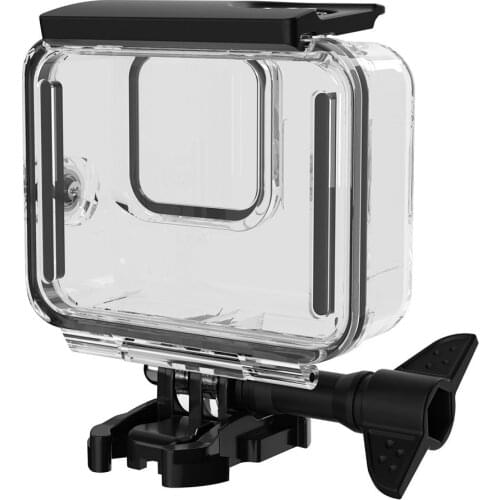 Action Camera Waterproof Case Water Resistant Up to 197FT / 60M Protective Housing IP68 Compatible with GoPro 8 Black Camera