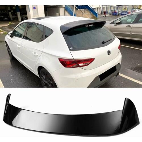 2012-2020 UBUYUWANT Rear Roof Lip Spoiler For V olkswagen Seat LEON MK3 5F FR Style Hatchback Spoiler High quality ABS material