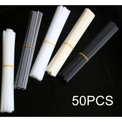 50Pcs Plastic Welding Rods Bumper Repair ABS/PP/PVC/PE Welding Sticks 200mm for Welder gun Bumper Repair Welding Supplies