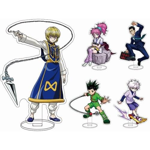 Anime HUNTER X HUNTER Killua Irumi Hisoka Acrylic Stand Figure Desktop Decoration Model Doll Gifts Cosplay
