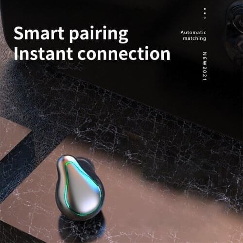 Kebidu Single TWS In-ear Wireless Bluetooth Headset Mini HD Call Headset Stereo Noise Reduction Music Headset With Microphone