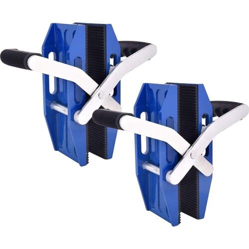 Double Handed Stone Carrying Clamps with Rubber-lined, Porterage Tools for Transporting of Glass Slabs/Metal Sheet/Granite
