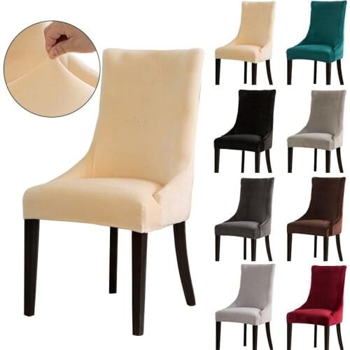 Spandex Sloping Chair Cover 1/2/4/6pcs Leisure Chair Covers Elastic Wing Back Seat Case Slipcover for Hotel Party Banquet