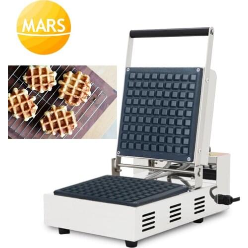 MARS 110V 220V Waffle Bakers Commercial Liege Waffle Maker Belgian Waffle Machine with CE Certificate