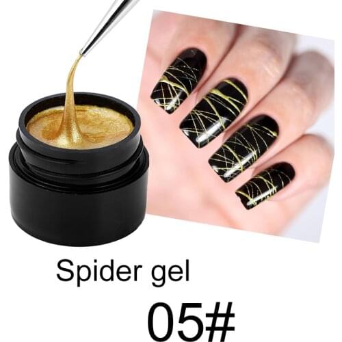 8 ML Spider Gel Drawing Glue Super Strong Stretch Drawing Painted Creative Wire line Manicure UV gel Glue Nail Polish Nail Art