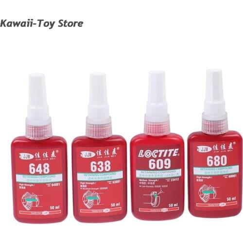 609 638 648 680 Retaining Compound Thread Locker 50ml Adhesive Glue For Bearing Flange Hose RC Parts