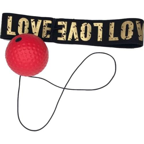 Wearing A Boxing Ball Hanging Speed Response Fitness Ball Boxing Vent Decompression Pu Elastic Ball