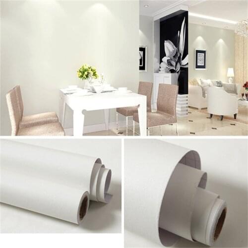 Furniture Restoration DIY Wallpaper Matte Solid Self Adhesive Wall Sticker Waterproof Kitchen Cabinets & Wardrobes Contact Paper