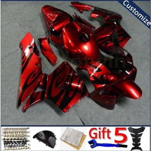 Motorcycle fairing For CBR600RR 2005 2006 CBR 600 RR 05 06 F5 motorcycle panels Body Kit Injection mold black flames
