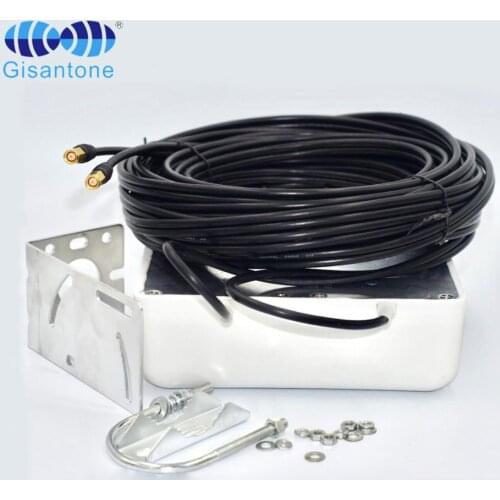 4G 698-2700MHZ signal repeater panel wifi long range 50 km antenna patch with 2*sma connector 4g antenna outdoor globe antenna