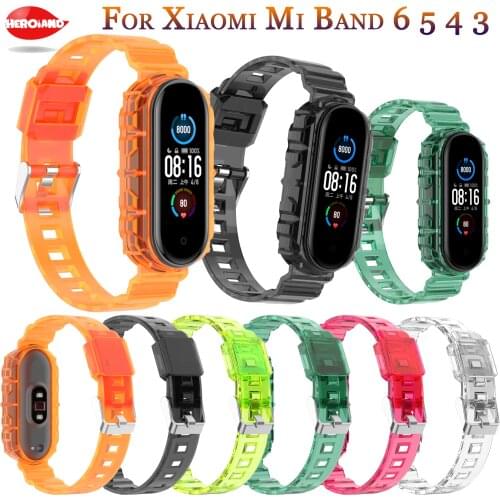 Smart Band Strap For Xiaomi Mi Band 6 5 4 3 Silicone Wristband Bracelet Replacement For Xiaomi Band 4 MiBand 6 5 4 3 Smart Watch