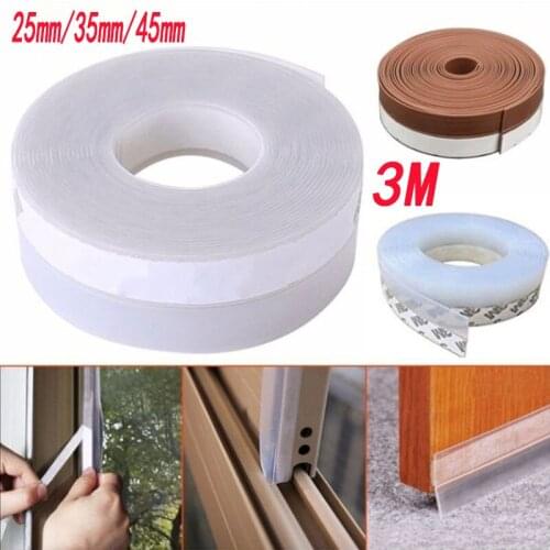 Self-sealing door joint door bottom sealing strip window soundproof rubber strip under the door windscreen sealing strip