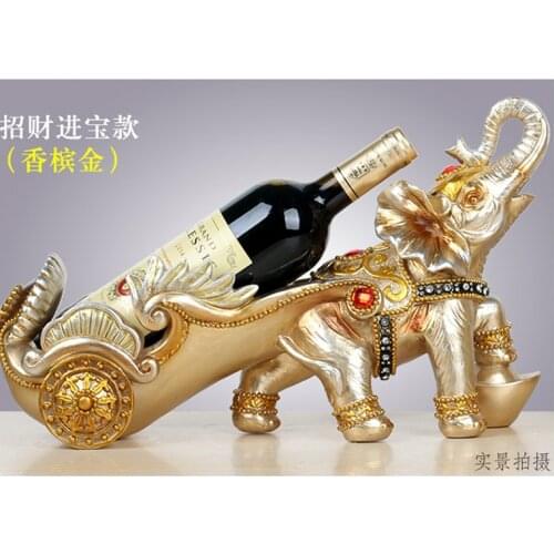 TOP COOL fashion office home Business shop Bar decorative art fortune good luck Money Drawing Mascot Wine rack art statue