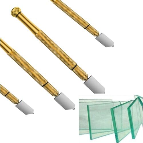 High Quality Diamond Glass Cutter Alloy Cutting Wheel Metal Handle Head for glass mirror tile etc cutting knife tools