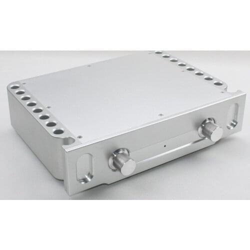 WA69/Aluminum case/Class A/Front and rear amplifier/tube amplifier/amplificador audio /hifi/diy case (D270*W360*H86mm)