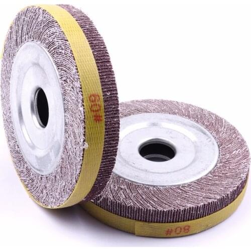 1pc 150mm 60# 80# Grit Abrasive Flap Sanding Wheel Abrasive Tool Inner Diameter 25mm Polishing Wheel For Polishing & Grinding