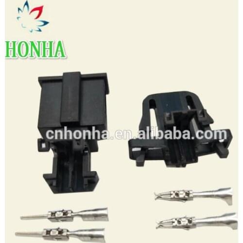 2 way male and female electrical car wire harness automotive connector 1J0971972 3B0972712
