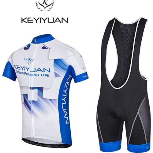 2018 keyiyuan Pro Cycling Jersey Sets Short Breathable Cycling clothing Mountain Bike Clothes ciclismo Quick Dry Bicycle Sports