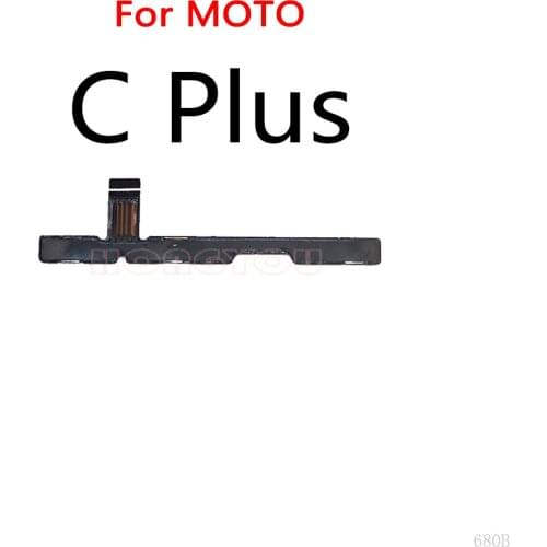 50PCS/Lot For Motorola MOTO C XT1755 Plus Power Button Switch Volume Button Mute On / Off Flex Cable