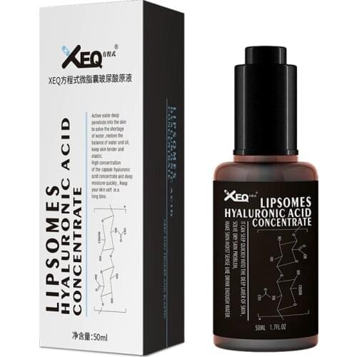 XEQ 50ml Lipsomes Hyaluronic Acid Concentrate Face Serum Anti-Aging Anti-Wrinkle Essence Skincare