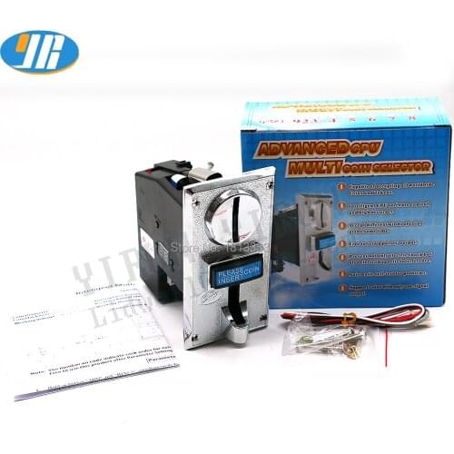 CH-924 Multi Coin Acceptor Alloy Panel coin Selector 4 Coins Vending machines arcade part coin validator token acceptor