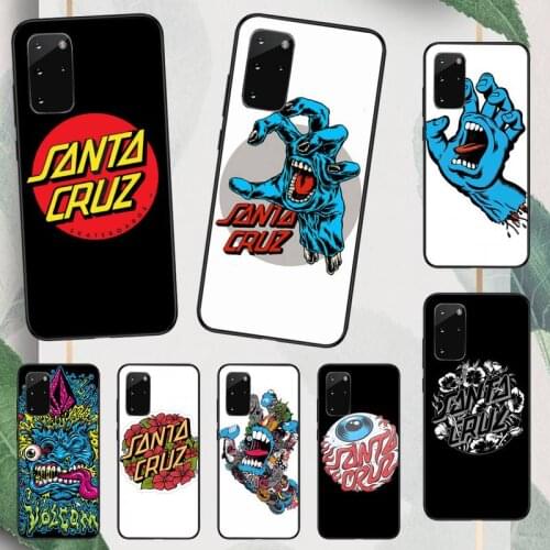 Santa Cruz Skateboards Phone Case For Samsung A50 A51 A71 A20E A20S S10 S20 S21 S30 Plus ultra 5G M11